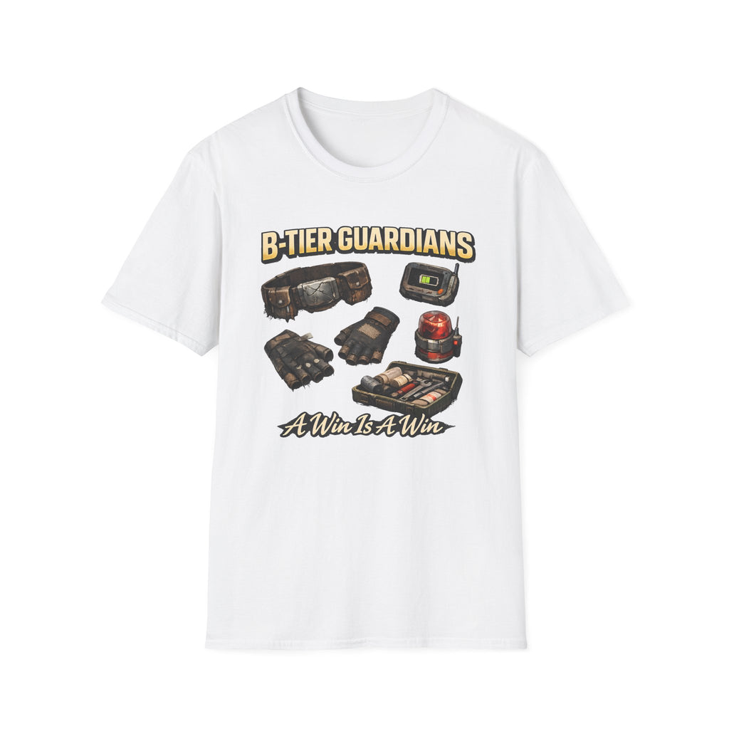 B-Tier Guardians T-Shirt - Funny Gamer Loot & Comic Tee