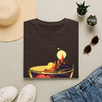 Fantasy Castle in Crystal Ball T-Shirt - Glass Orb Sunset Illustration