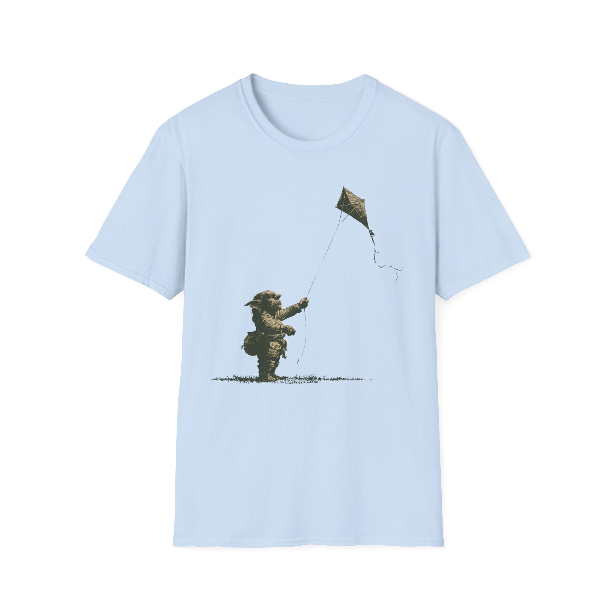 Goblin Flying Kite T‑Shirt - Cute Playful Kids & Adult Graphic Tee