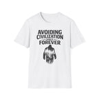 Avoiding Civilization Since Forever T-Shirt — Bigfoot Graphic