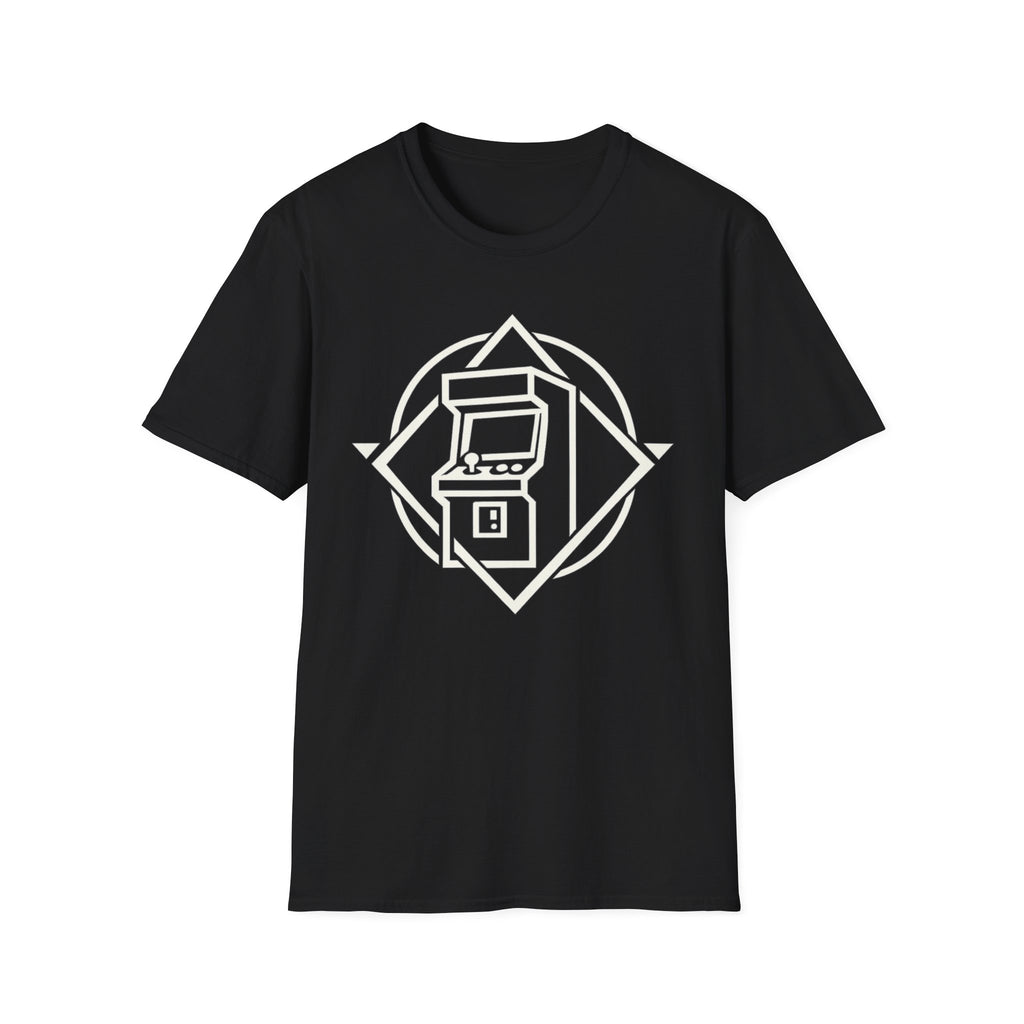 Retro Arcade Machine T-Shirt - Vintage Gamer Logo Tee