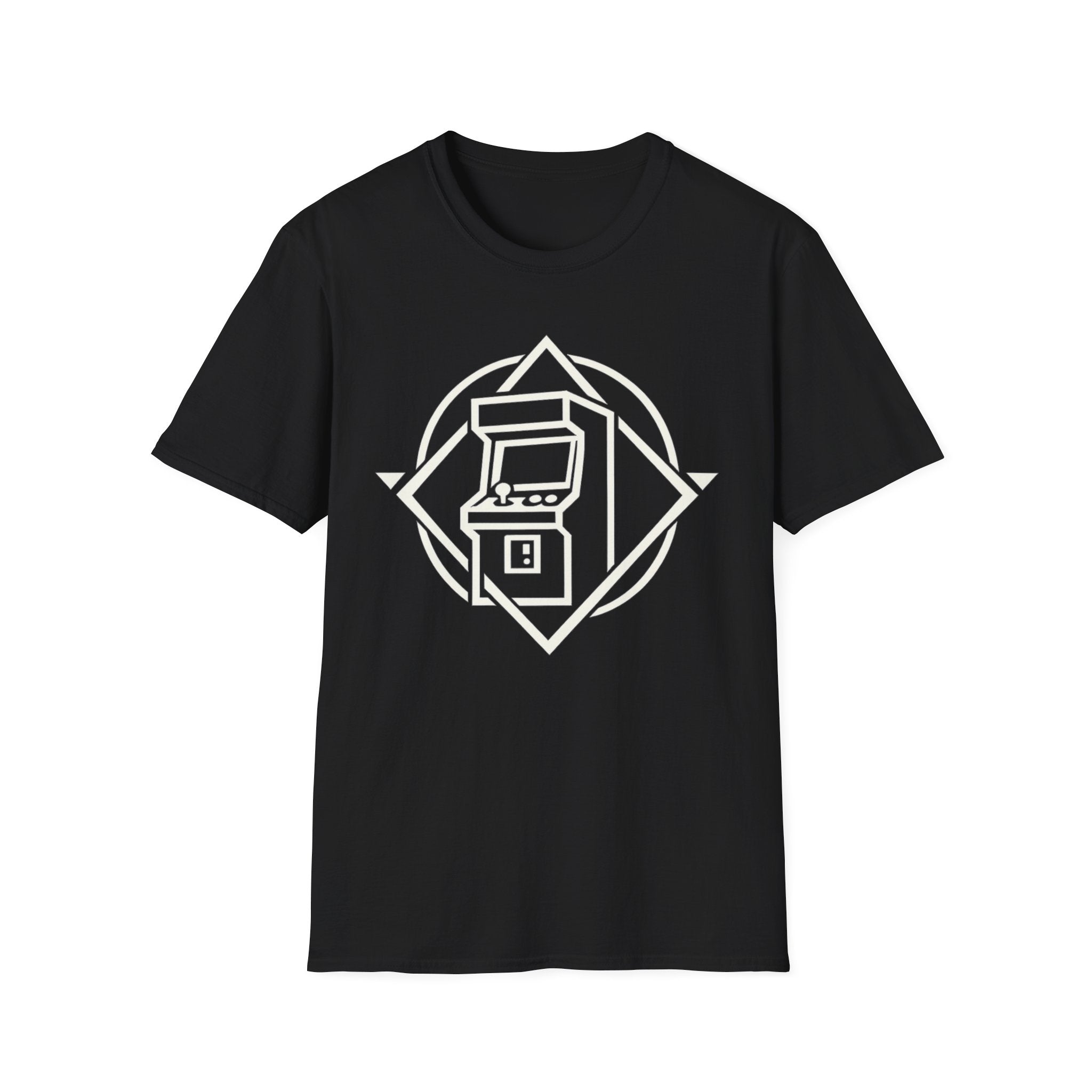 Retro Arcade Machine T-Shirt - Vintage Gamer Logo Tee