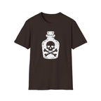 Poison Bottle Skull & Crossbones T-Shirt - Gothic Tee