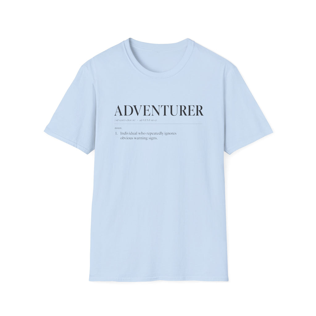 Adventurer Funny Definition T‑Shirt - Explorer Graphic Tee