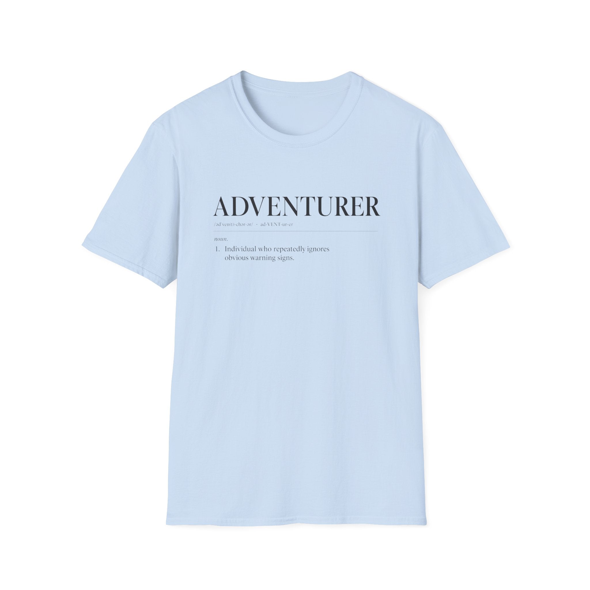 Adventurer Funny Definition T‑Shirt - Explorer Graphic Tee