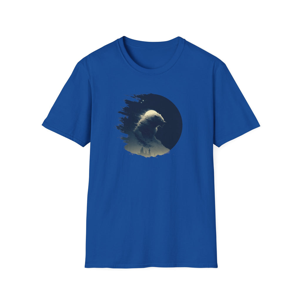Werewolf Ripped Graphic T-Shirt — Minimalist Howling Tee