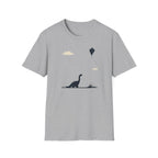 Dinosaur Kite T‑Shirt - Cute Story Book Fairy Tale Tee