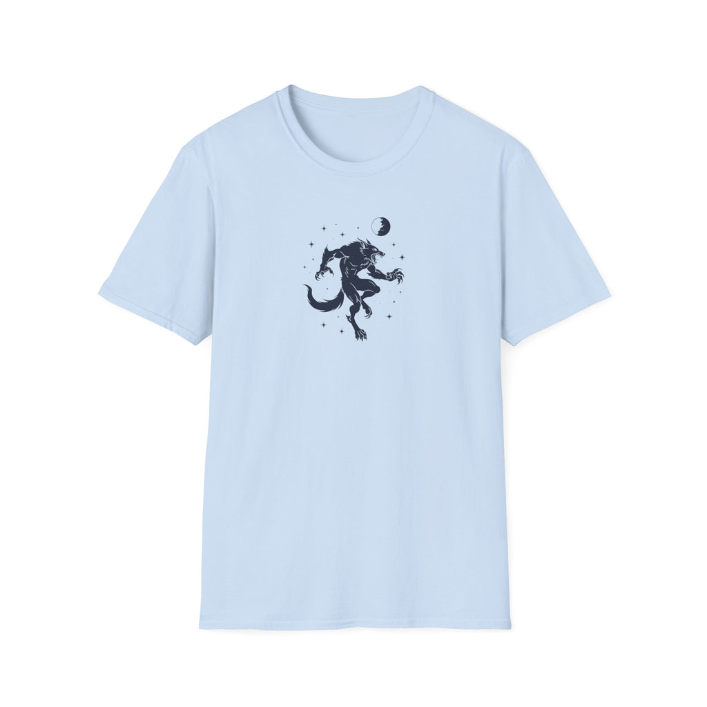 Werewolf Moon T-Shirt — Lunar Wolf Silhouette Tee