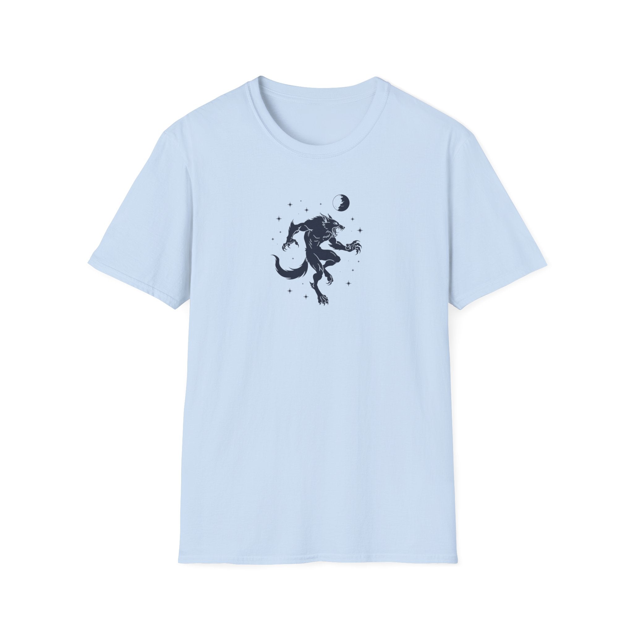 Werewolf Moon T-Shirt — Lunar Wolf Silhouette Tee