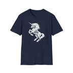 Unicorn Skeleton Graphic T-Shirt — Gothic Mythical Tee