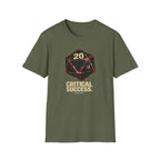 Critical Success D20 'About Time' T-Shirt - Vintage Dice RPG Tee