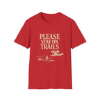 Please Stay On Trails T-Shirt - Dragon Off Trail Tee