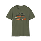 Local Game Shop Regular T‑Shirt — Gamer D20, Loyalty Card & Game Night Design