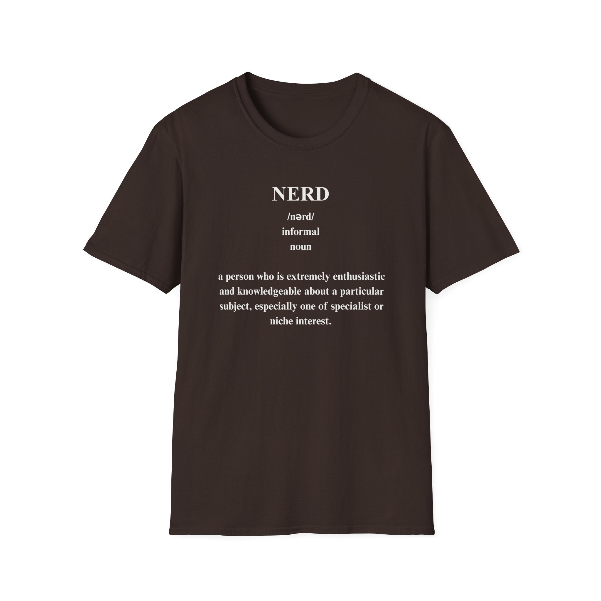 Nerd Definition T-Shirt — Funny Geek Pride Tee