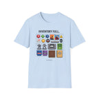 Inventory Full Gamer T-Shirt — Retro RPG & Geek Icon Graphic Tee