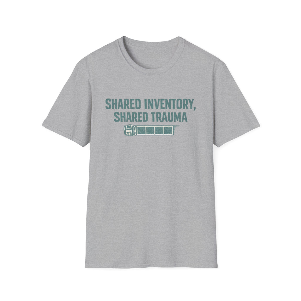 Shared Inventory, Shared Trauma Distressed T-Shirt