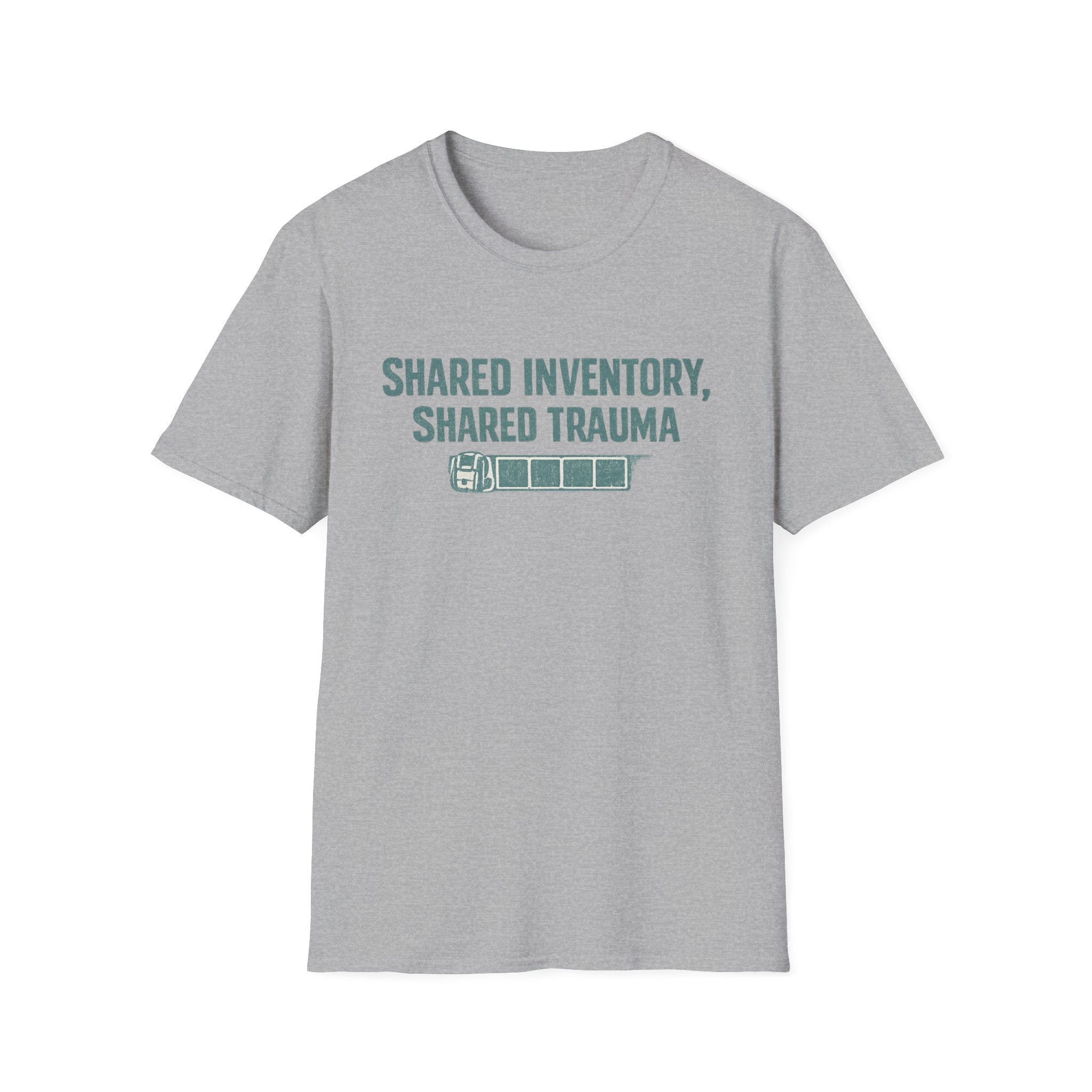 Shared Inventory, Shared Trauma Distressed T-Shirt