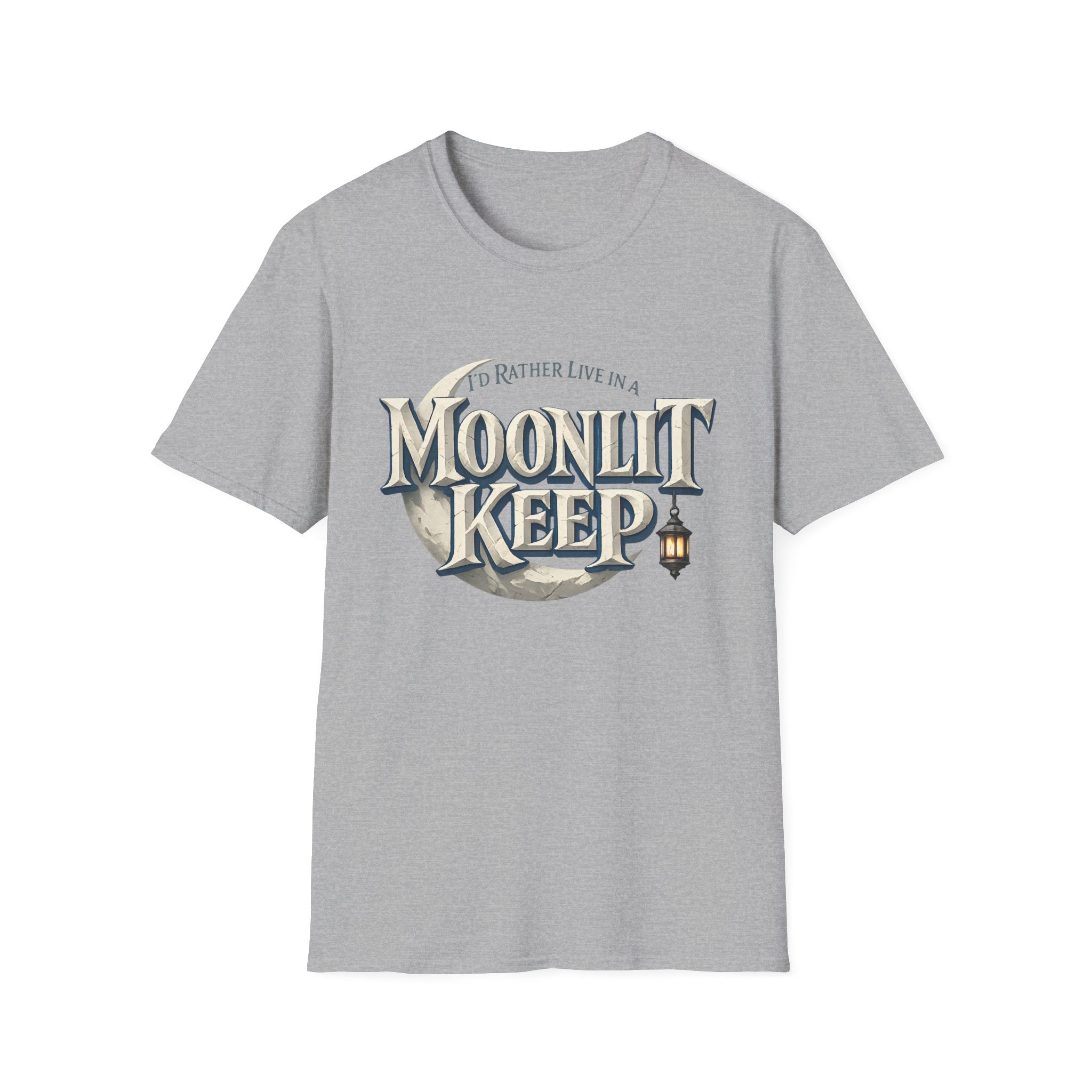 I'd Rather Live in a Moonlit Keep Fantasy Night Tee
