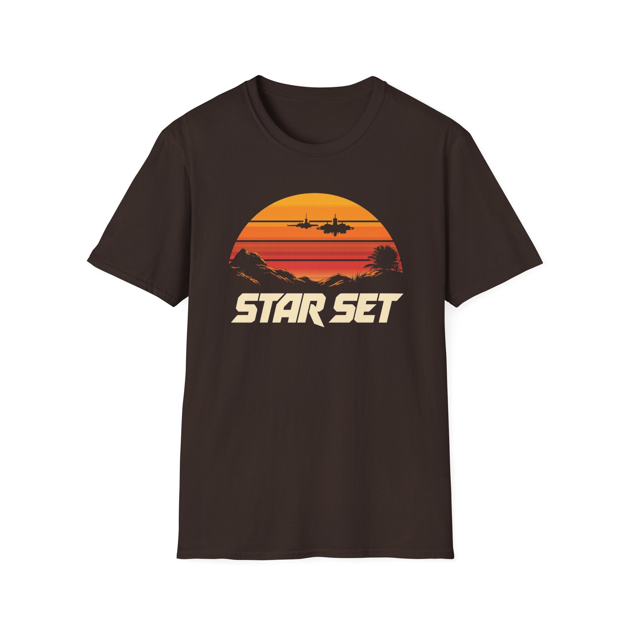"Star Set" Retro Sunset Graphic T-Shirt