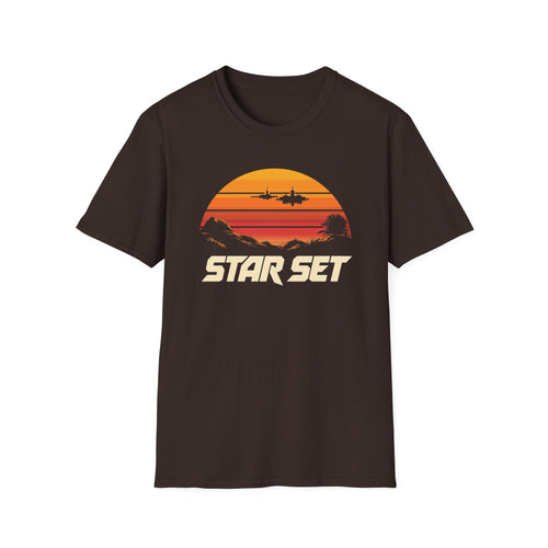 "Star Set" Retro Sunset Graphic T-Shirt