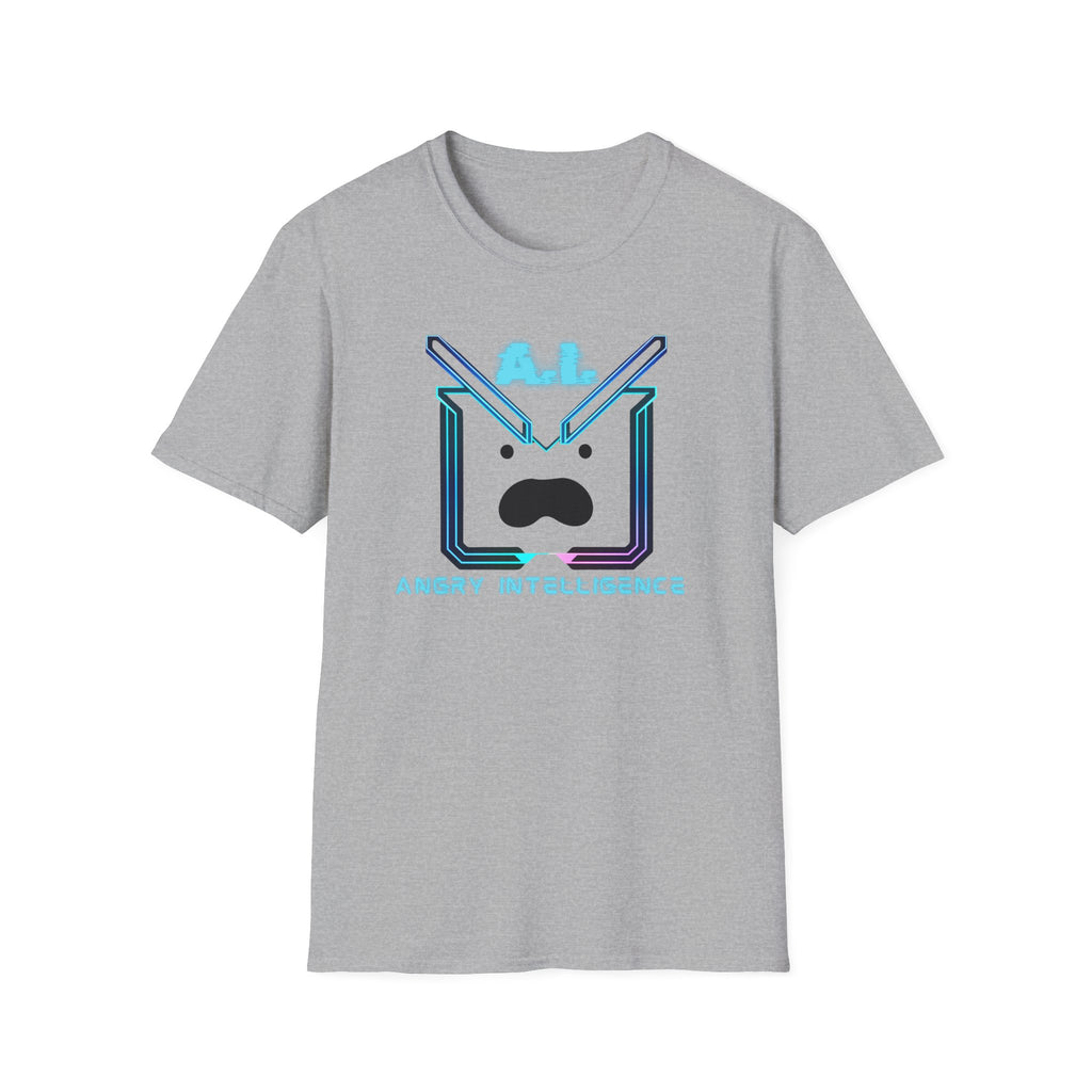 A.I. Angry Intelligence T-Shirt - Retro Neon Tech Graphic Tee