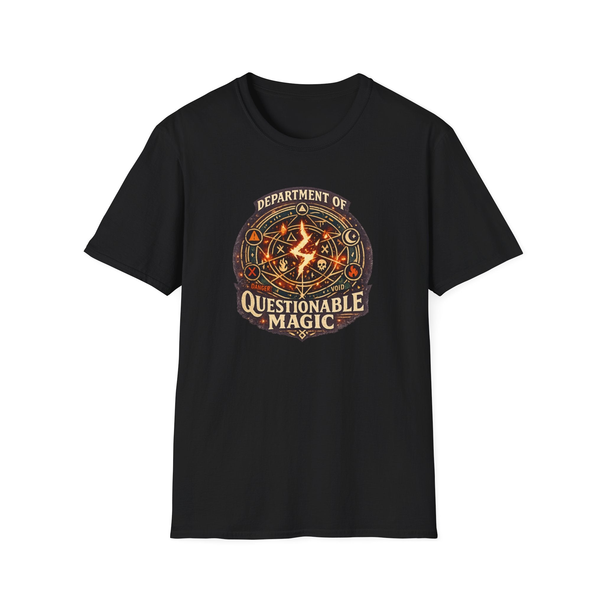 Department of Questionable Magic Vintage Emblem T-Shirt
