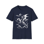 Night Sky Dragon Silhouette T-Shirt