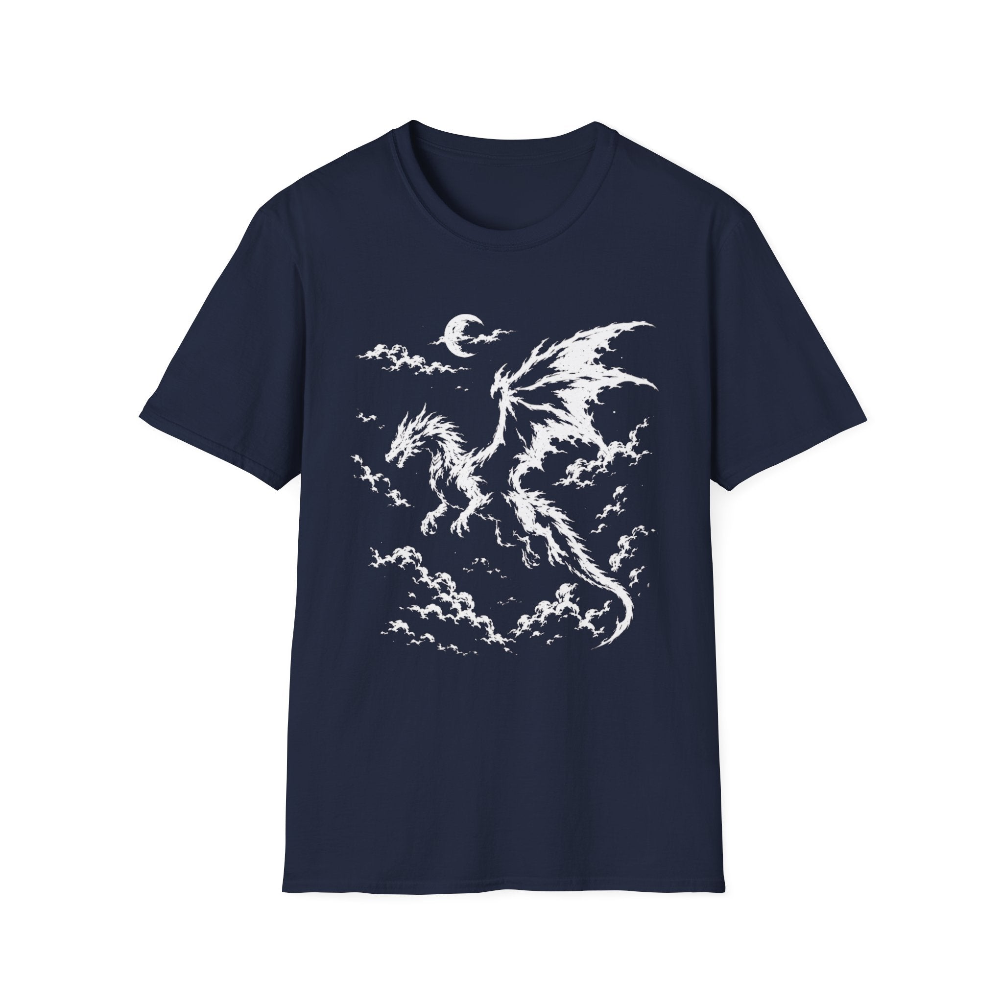 Night Sky Dragon Silhouette T-Shirt