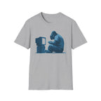 Bigfoot Gamer T-Shirt - Vintage Controller & CRT Console Graphic Tee