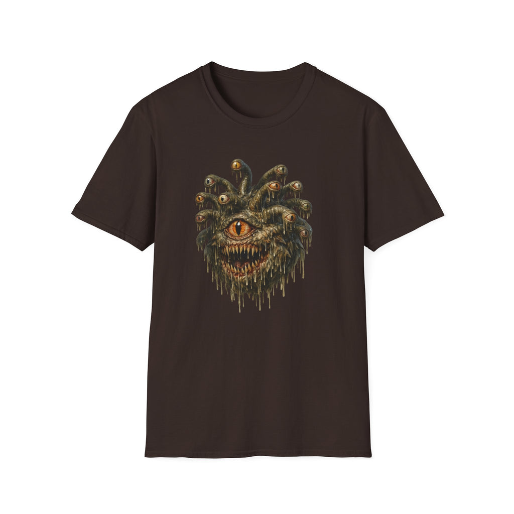 Beholder Monster T-Shirt — Fantasy D&D Eyestalk Creature Tee