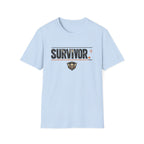 Survivor Graphic T-Shirt – Distressed Patch Design