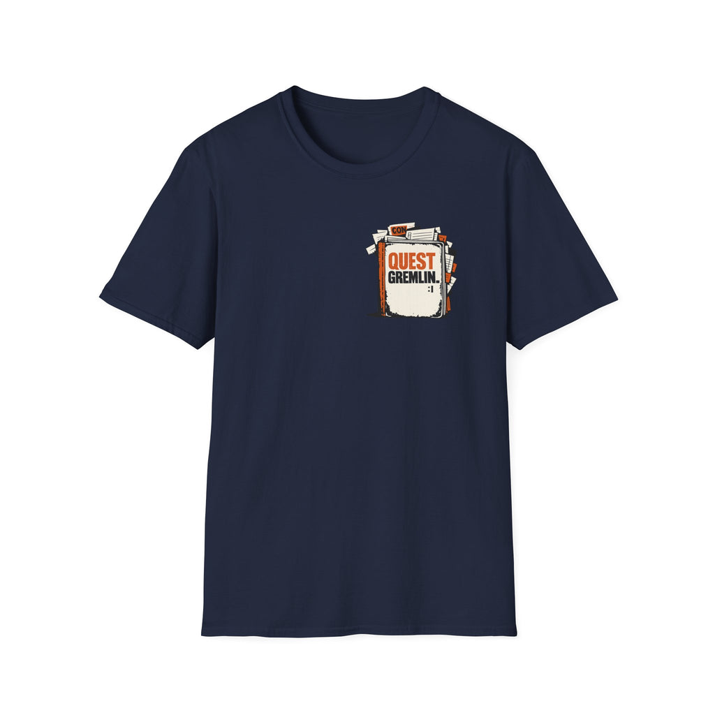 "Quest Gremlin" T-Shirt - Pocket Tee Mimic Design