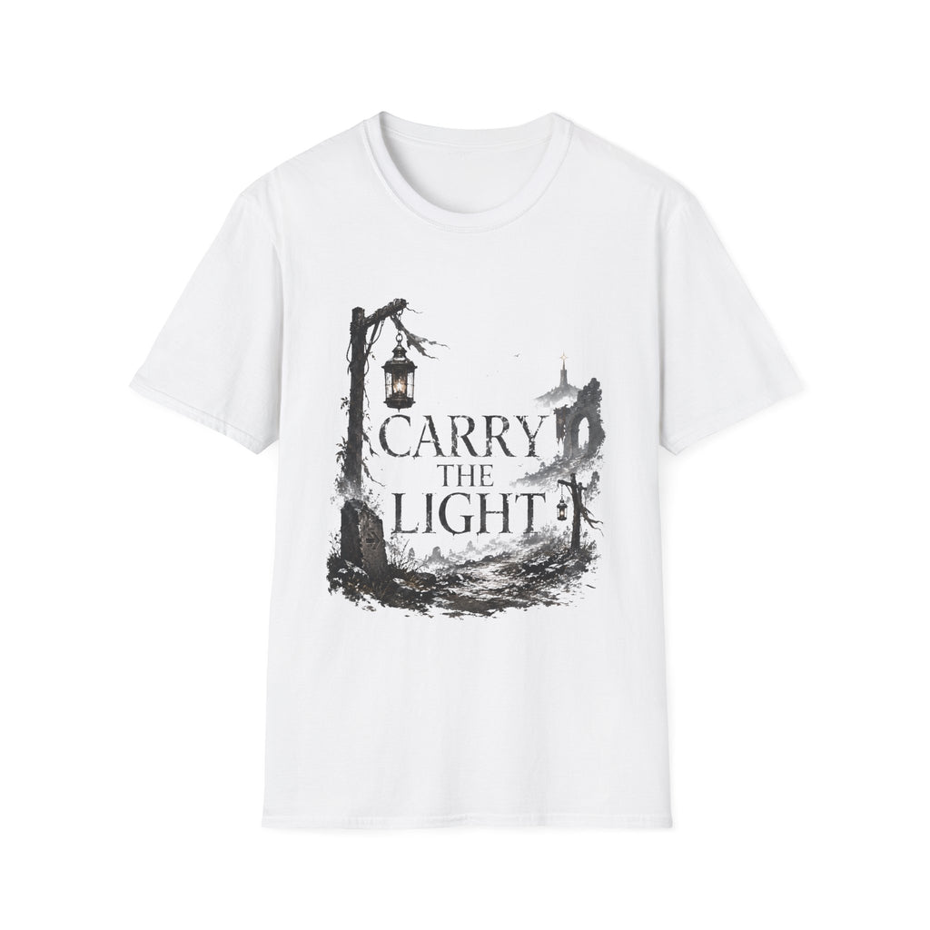 Carry the Light T-Shirt - Lantern Gothic Graphic Tee