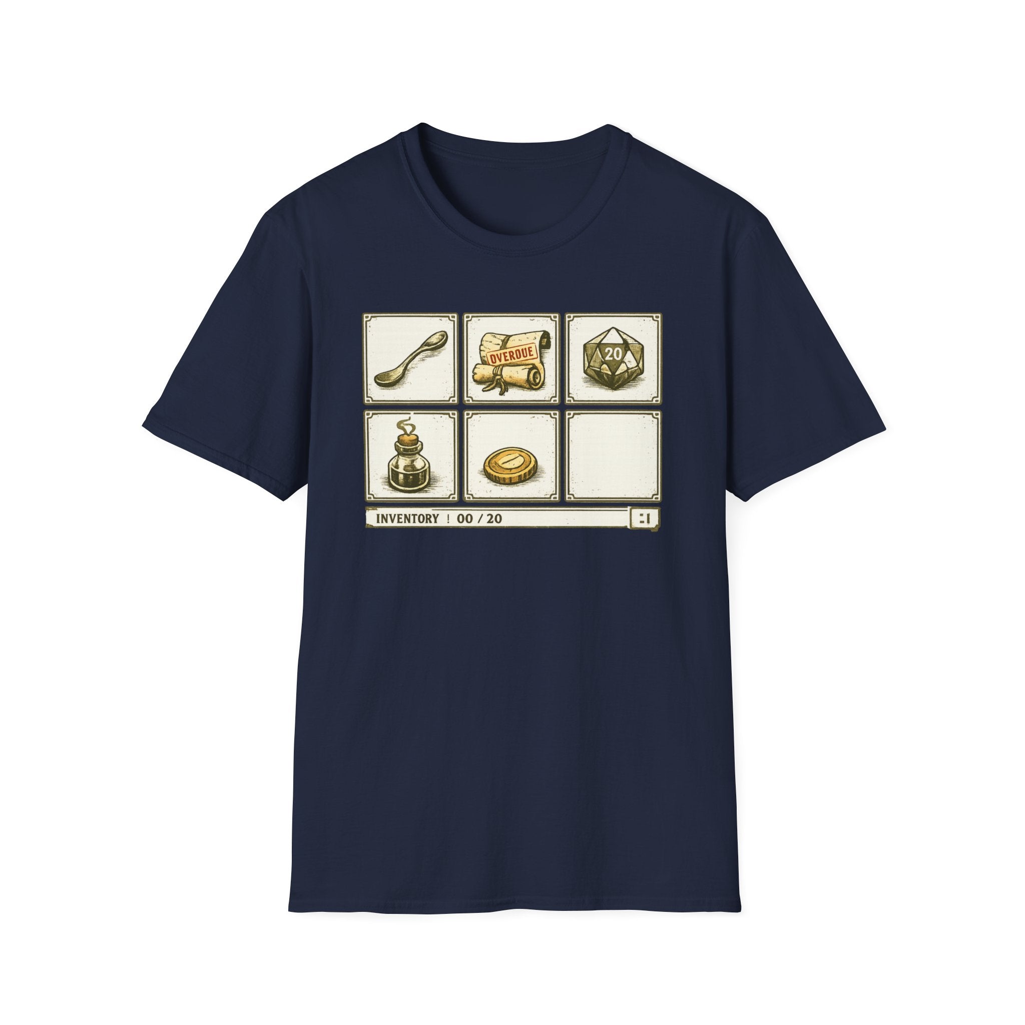 Funny RPG Inventory Loot Icons T-Shirt