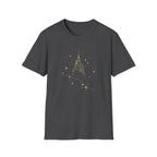 Sparkling Castle T-Shirt — Gold Fairy Tale Castle Graphic