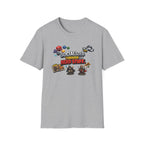 Socialized Through Nerd Stuff T-Shirt — RPG Dice & Miniatures Gamer Tee