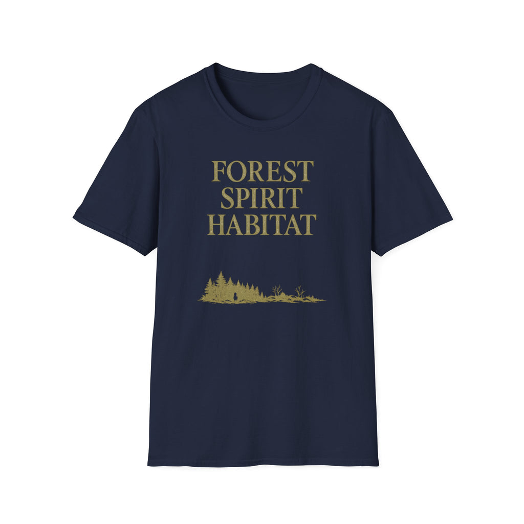 Forest Spirit Habitat T-Shirt - Fantasy Nature Lover Graphic Tee