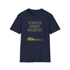 Forest Spirit Habitat T-Shirt - Fantasy Nature Lover Graphic Tee