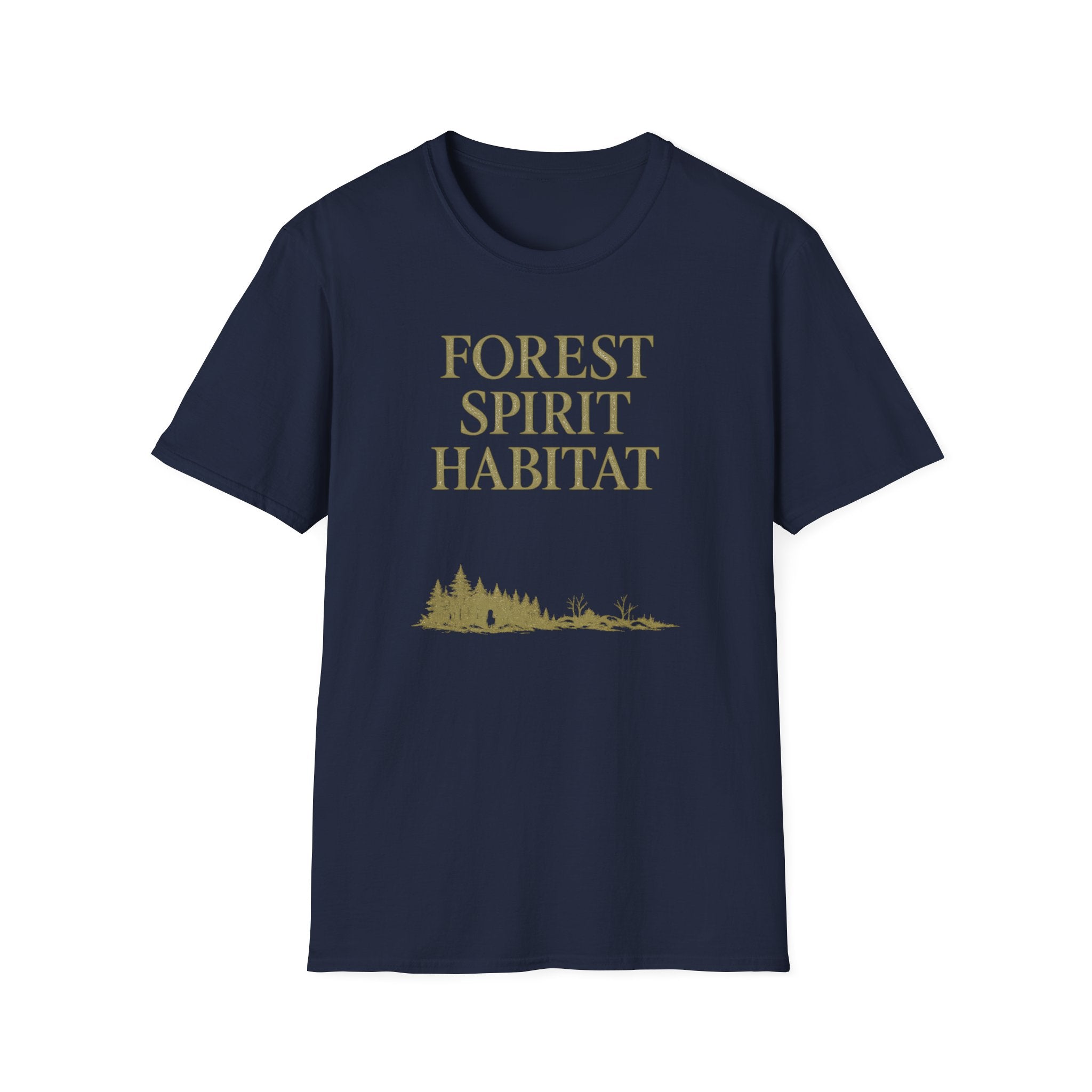 Forest Spirit Habitat T-Shirt - Fantasy Nature Lover Graphic Tee