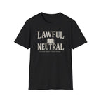 Lawful Neutral T-Shirt – RPG Alignment Tee with Scales Graphic