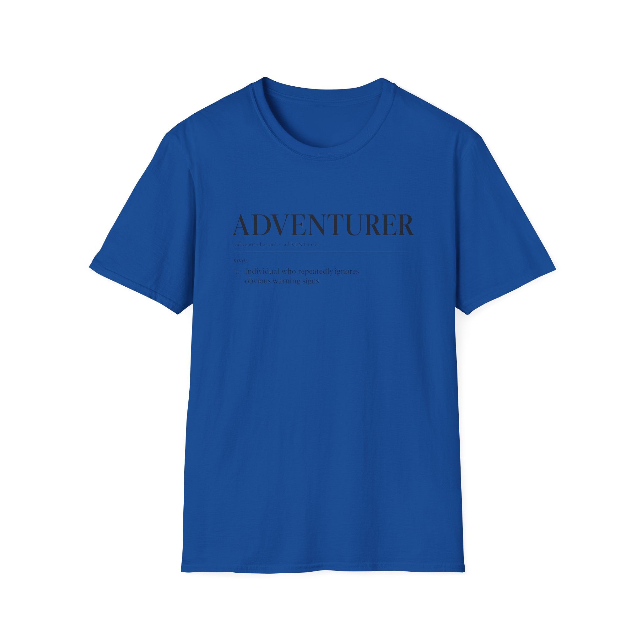 Adventurer Funny Definition T‑Shirt - Explorer Graphic Tee