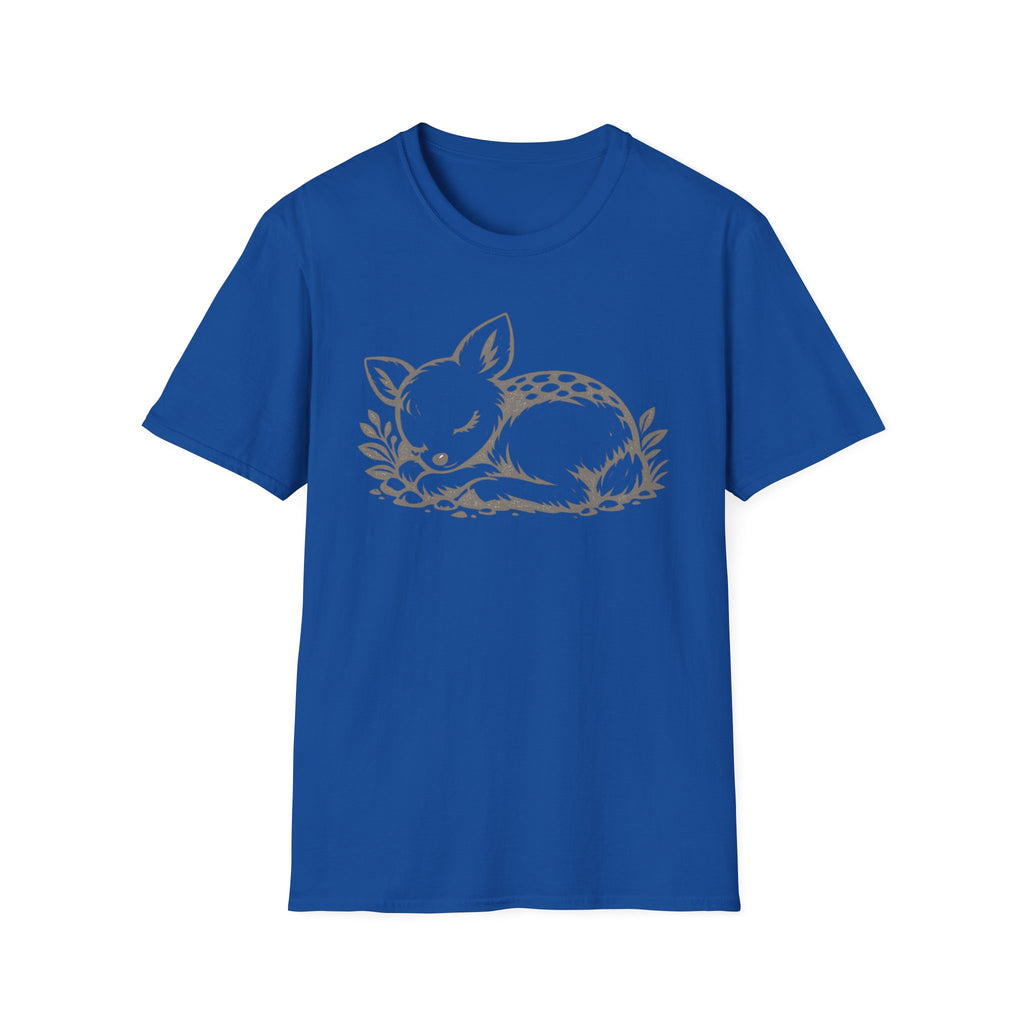 Cute Sleeping Deer Graphic T-Shirt