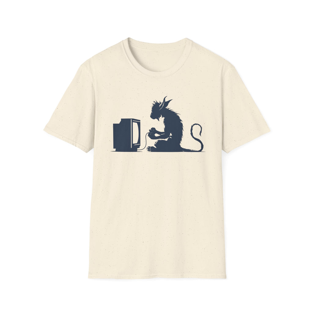 Chupacabra Gamer T-Shirt - Retro Console Cryptid Tee