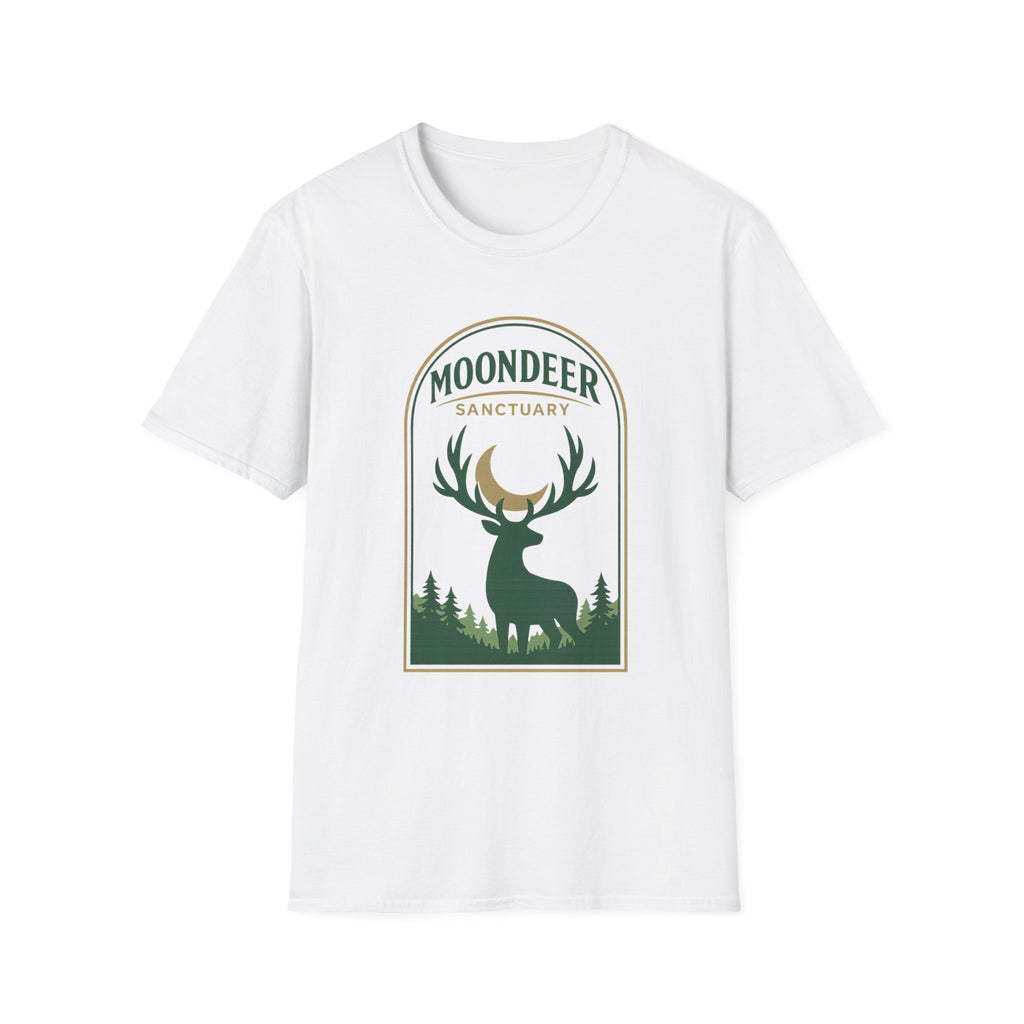 Moondeer Sanctuary T-Shirt - Nature Deer Graphic Tee