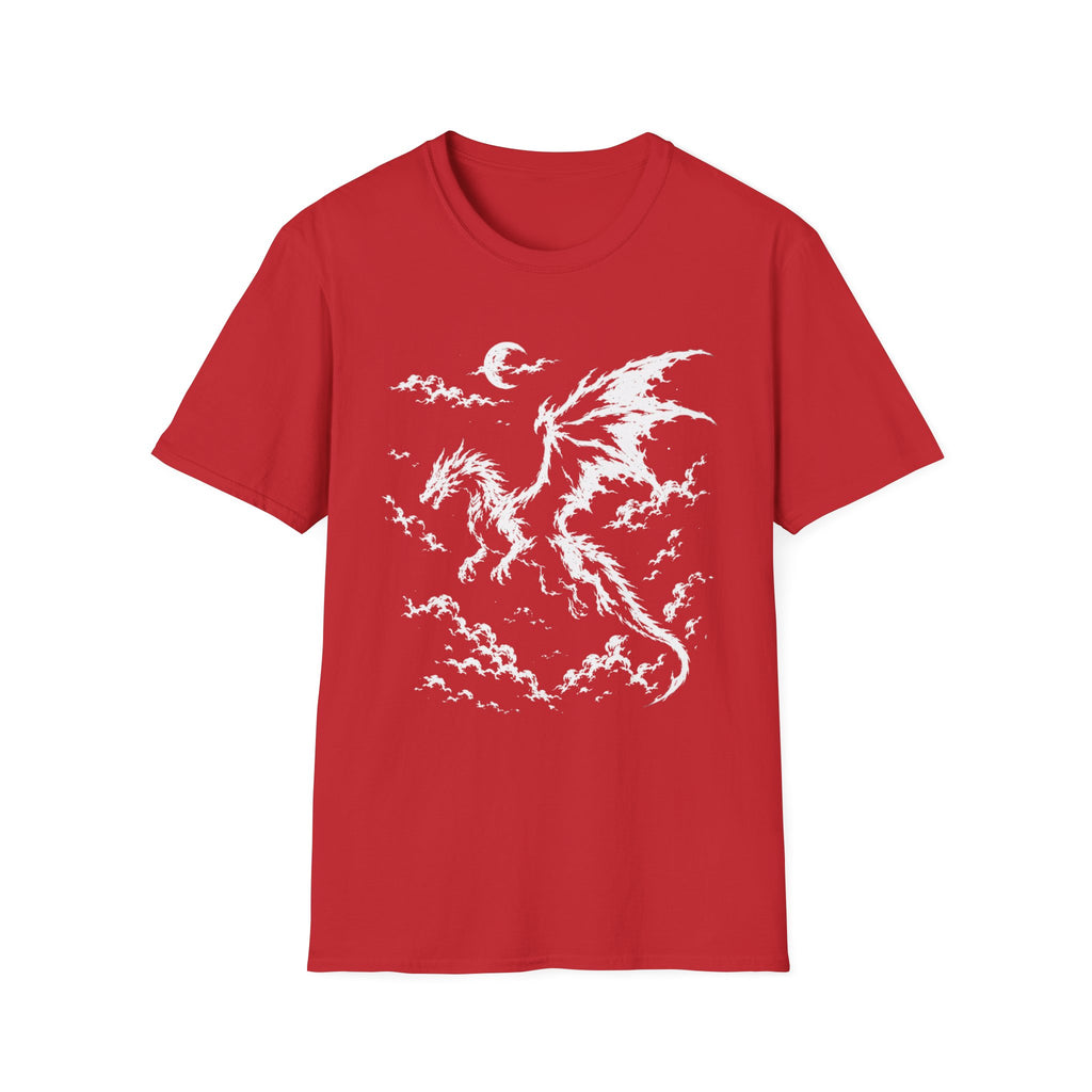 Night Sky Dragon Silhouette T-Shirt