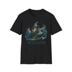 Wizard Graphic T-Shirt - Mystical Mage Illustration Tee