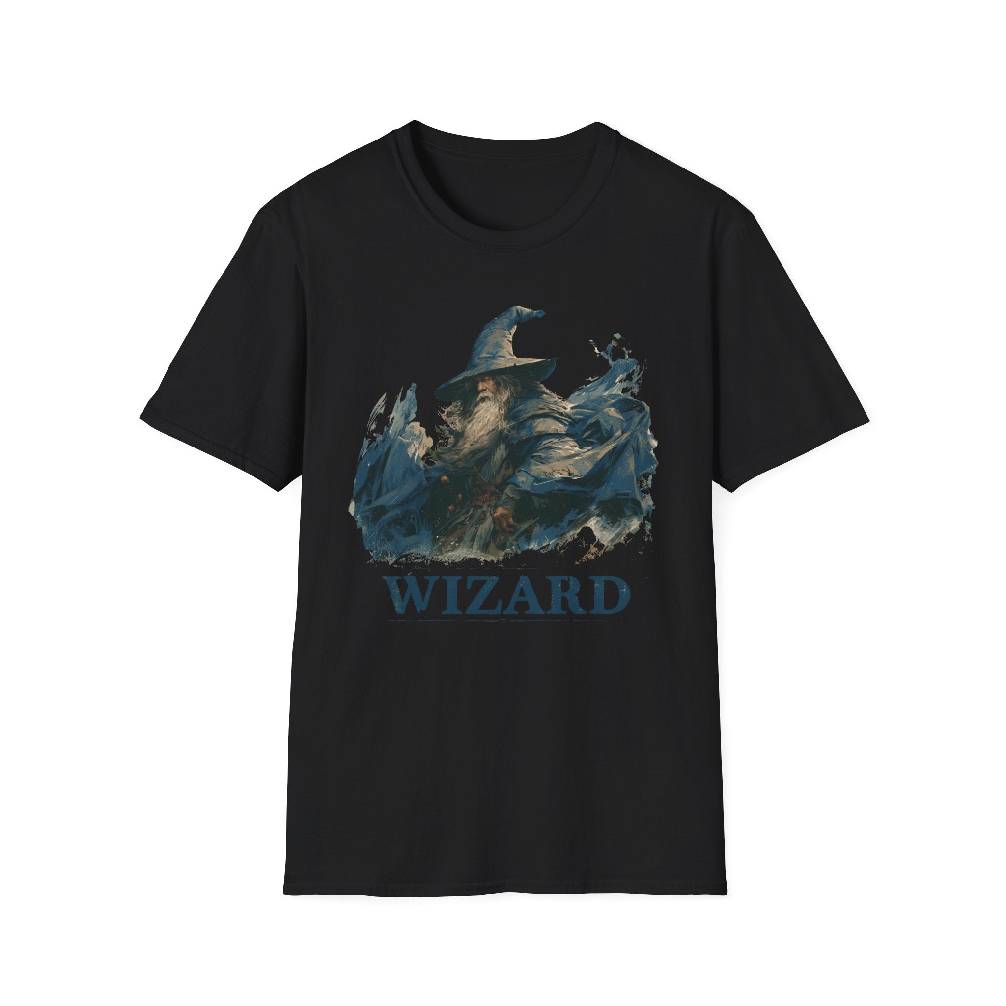 Wizard Graphic T-Shirt - Mystical Mage Illustration Tee