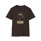Critical Success D20 'About Time' T-Shirt - Vintage Dice RPG Tee