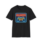 Gamer Neon Controller T‑Shirt