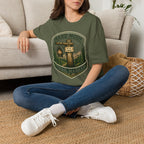 Hard Mode Trail Marker T-Shirt - Lantern Sign Graphic Tee